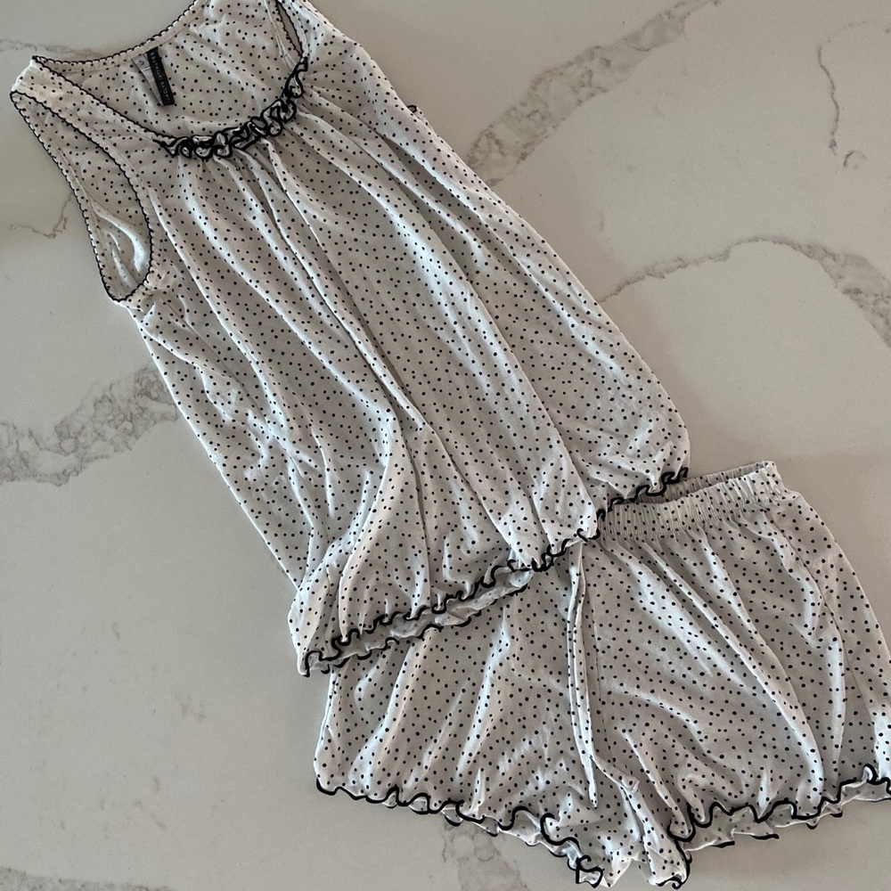 EUC polka dot pj set